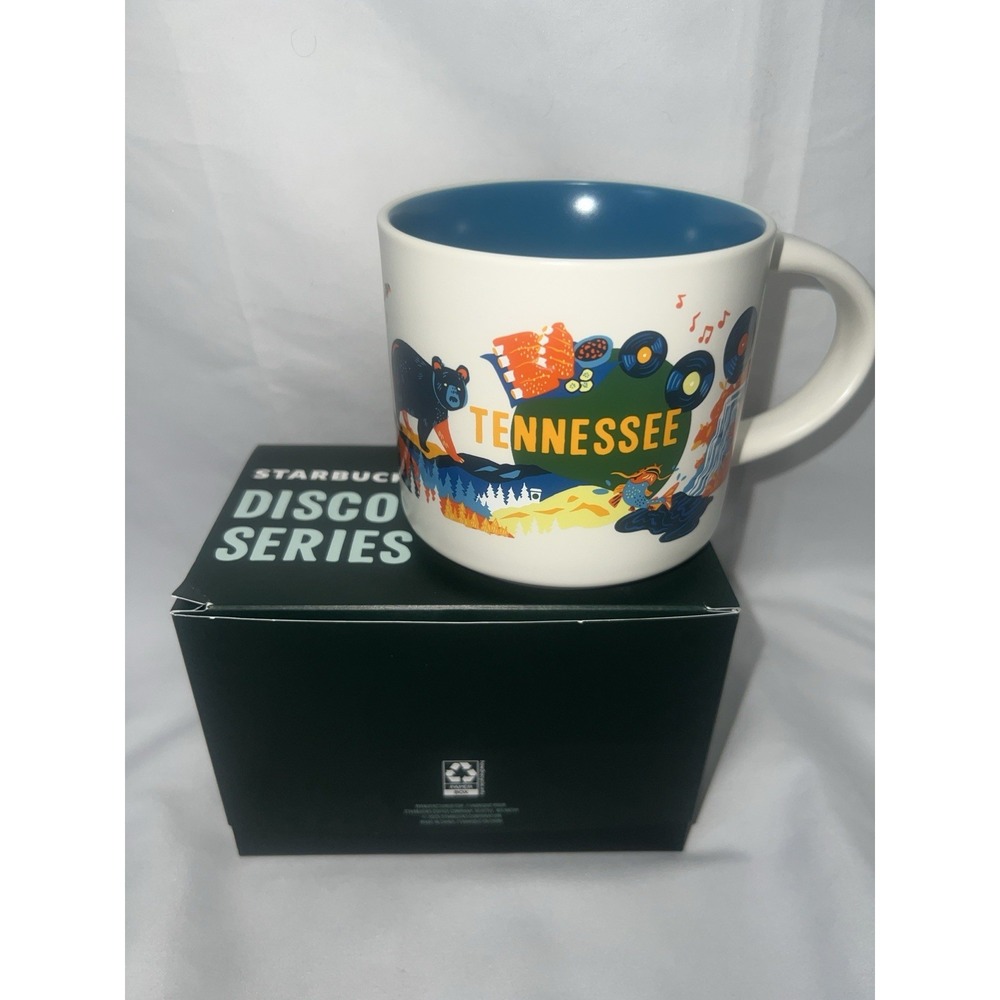 Starbucks 2024 Tennessee Blue Discovery Series 14 Oz Mug NEW IN BOX